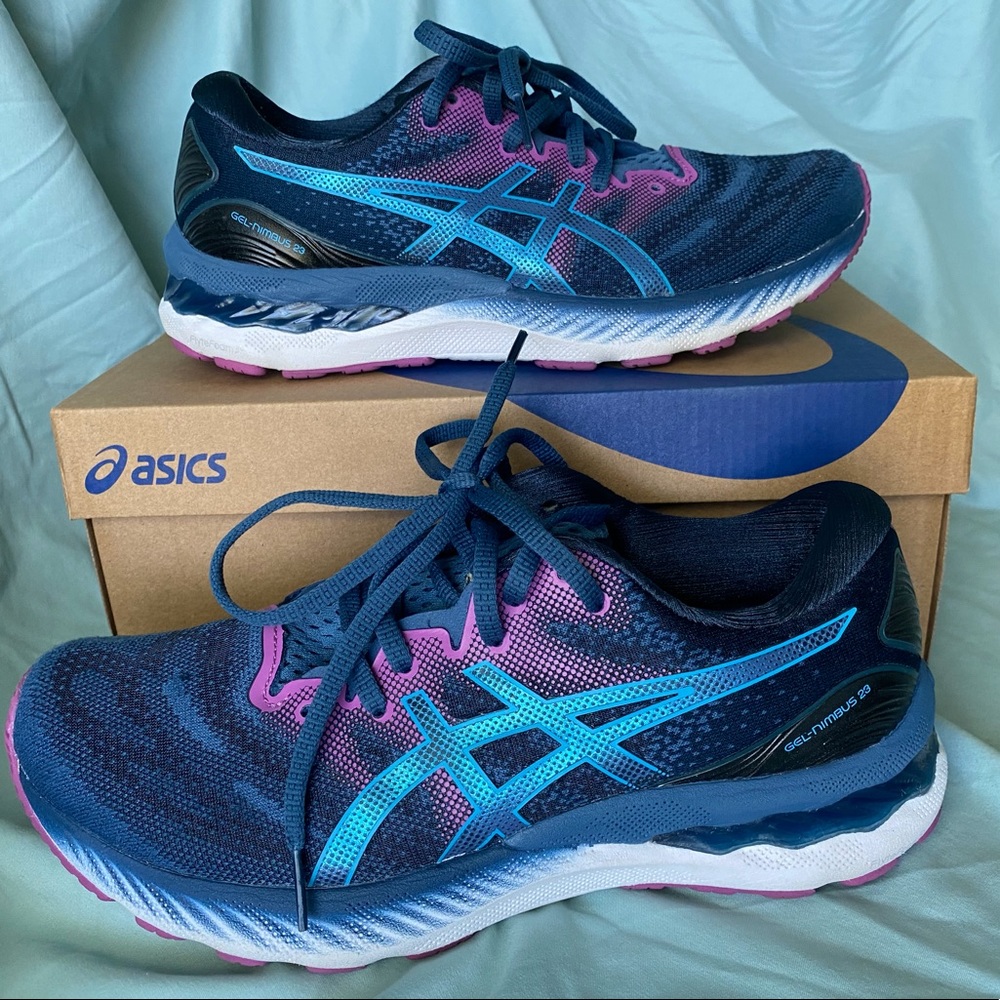 ASICS Gel Nimbus 23 with lots of miles left!